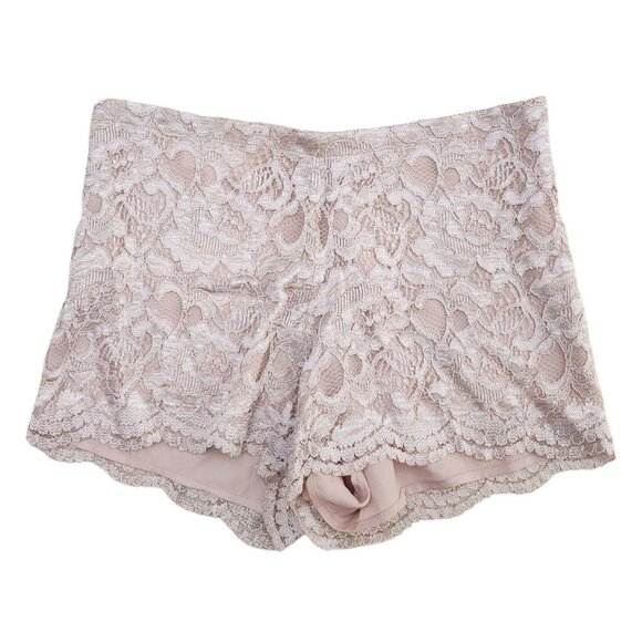 Alexis Blush Pink Lace Shorts Extra Small XS - Picture 1 of 4